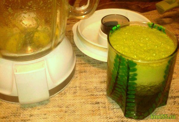 Зелёный коктейль